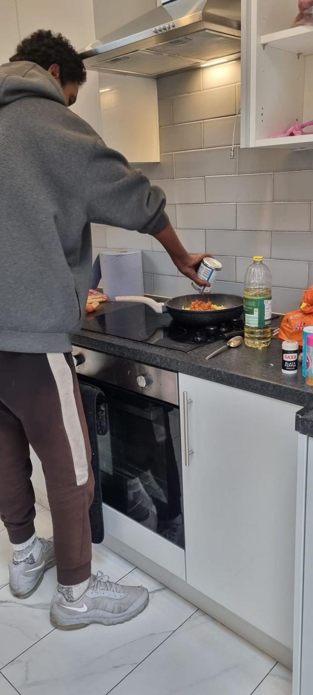 Breakfast group across Diverse Services homes, photo 9